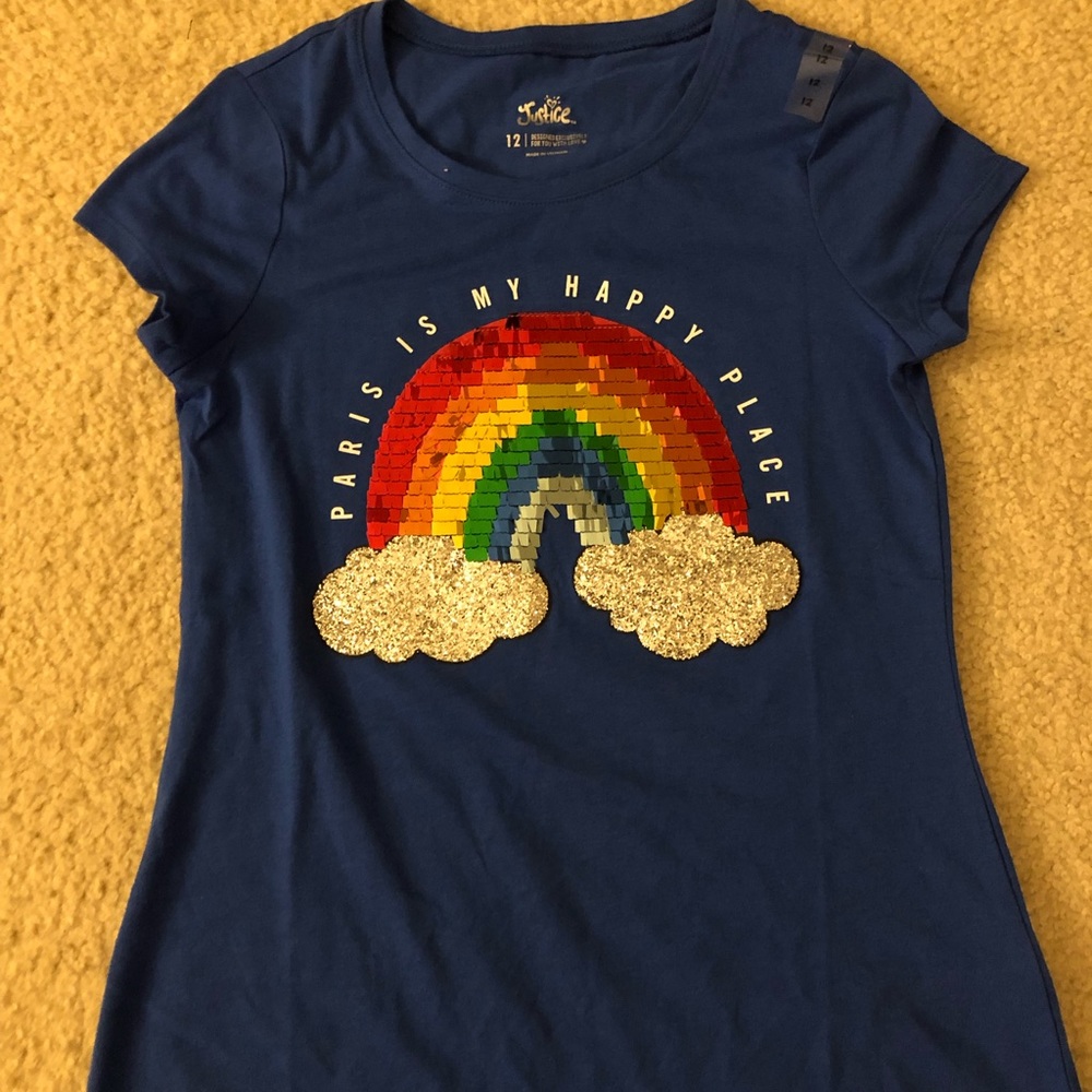 Justice graphic tee